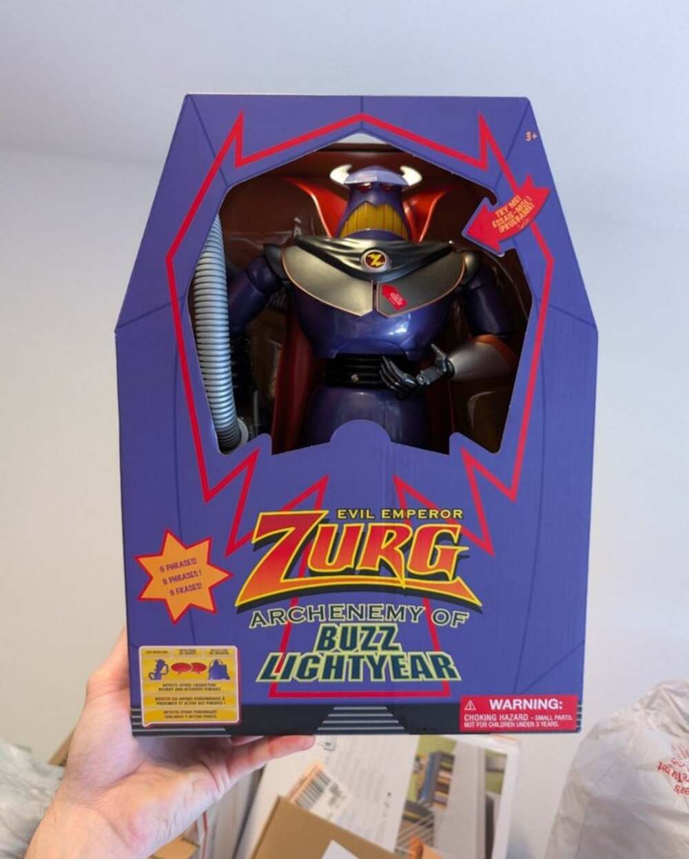 Disney Store Toy Story Evil Emperor Zurg Interactive Talking Action Figure 15"